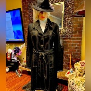 NWOT Bisou Bisou Coat with matching size 8 Jeans.